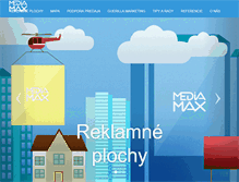 Tablet Screenshot of mediamax.sk
